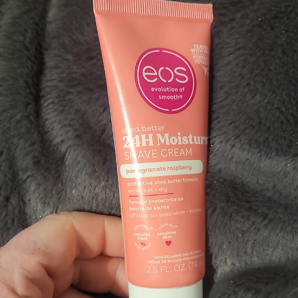 eos Pomegranate Raspberry 24H Moisture Shave Cream. This Is For Giveaways